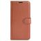 OEM Litchi Flip iPhone 14 Plus Plånboksfodral - Brun