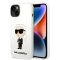 KARL LAGERFELD Karl Lagerfeld iPhone 14 Plus Skal Silicone Ikonik - Vit