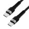 Wozinsky Wozinsky USB-C till USB-C kabel PD 65W 1m - Svart