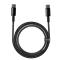 BASEUS Baseus USB-C till USB-C kabel 100W 5 A 2m Svart