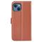OEM Litchi Flip iPhone 14 Plus Plånboksfodral - Brun
