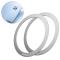BASEUS Baseus Halo MagSafe Magnetic Ring 2 Pcs - Silver