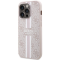 Guess Guess Mobilskal till iPhone 15 Pro Magsafe Printed Stripes - Rosa
