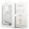 Guess Guess Mobilskal till iPhone 14 Pro Max Liquid Glitter Marble - Vit