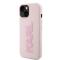 KARL LAGERFELD Karl Lagerfeld Mobilskal till iPhone 15 3D Glitter Logo - Rosa