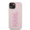 KARL LAGERFELD Karl Lagerfeld Mobilskal till iPhone 15 3D Glitter Logo - Rosa