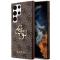 Guess Guess Mobilskal till Galaxy S24 Ultra Big Metall Logo - Brun