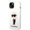KARL LAGERFELD Karl Lagerfeld iPhone 14 Plus Skal Silicone Ikonik - Vit