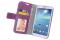 OEM Embossed Plånboksfodral till Samsung Galaxy Mega 5.8 i9150 (Lila)