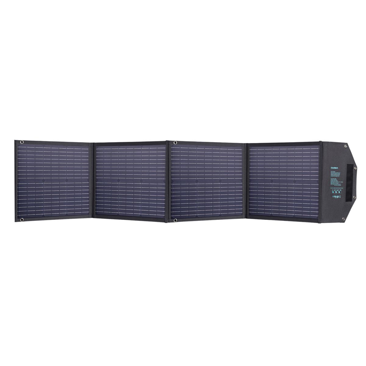 Choetech Choetech Foldable USB Till Typ-C Solladdare 100W - Svart