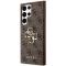 Guess Guess Mobilskal till Galaxy S24 Ultra Big Metall Logo - Brun