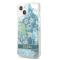 Guess Guess iPhone 13 mini Skal Flower Liquid Glitter - Grön
