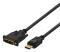 UTGATT1 DELTACO DisplayPort till DVI-D Single Link Monitorkabel, 2m - Svart
