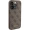 Guess Guess Mobilskal till iPhone 15 Pro Metall Gold Logo - Brun