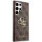 Guess Guess Mobilskal till Galaxy S24 Ultra Big Metall Logo - Brun