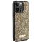 Guess Guess Mobilskal till iPhone 15 Pro Max Rhinestone Metal Logo - Gul