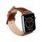 BUFFALO BUFFALO äkta läder Apple Watch 2/3/4/5/6/7/SE (41/40/38mm) Armband - Brun