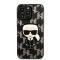 KARL LAGERFELD Karl Lagerfeld iPhone 13 Pro Skal Monogram Ikonik Patch - Svart