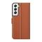 OEM Litchi Magnetic Fodral Galaxy S22 Plus 5G - Brun