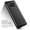 VERUS Verus Waved Hard Drop Skal till Samsung Galaxy S8 - Dark Silver