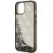 Guess Guess Mobilskal till iPhone 14 Liquid Glitter - Svart