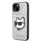 KARL LAGERFELD Karl Lagerfeld iPhone 14 Skal Glitter Choupette Patch - Silver