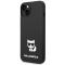 KARL LAGERFELD Karl Lagerfeld iPhone 14 Plus Skal Silicone Choupette Body - Svart
