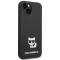 KARL LAGERFELD Karl Lagerfeld iPhone 14 Plus Skal Silicone Choupette Body - Svart