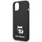 KARL LAGERFELD Karl Lagerfeld iPhone 14 Plus Skal Silicone Choupette Body - Svart