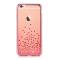 Comma Comma Skal med Swarovski-stenar till Apple iPhone 6(S) Plus - Polka (RoseGold)