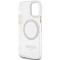 Guess Guess Mobilskal till iPhone 12 Pro/12 Magsafe Metall Outline - Guld