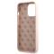 Guess Guess iPhone 13 Pro Max Skal Magsafe Silicone Script Guld Logo - LjusRosa