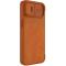 Nillkin Nillkin iPhone 14 Plus Plånboksfodral QinPro Läder - Brun