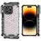 OEM iPhone 14 Pro Max Skal Honeycomb Armored Hybrid - Transparent