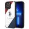 US Polo US Polo iPhone 14 Pro Skal Tricolor Embossed - Vit