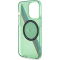 BMW BMW Mobilskal till iPhone 15 Pro Magsafe M Tricolor Stripes - Grön
