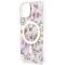 Guess Guess Mobilskal till iPhone 14 MagSafe Flower - Transparent