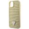 Guess Guess Mobilskal till iPhone 14 Plus Rhinestone Triangle - Guld