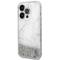 Guess Guess Mobilskal till iPhone 14 Pro Liquid Glitter Marble - Vit