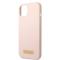Guess Guess iPhone 13 Skal MagSafe Silicone Logo Plate - Rosa