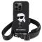 KARL LAGERFELD Karl Lagerfeld Mobilskal till iPhone 15 Crossbody Silikon Ikonik