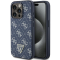 Guess Guess iPhone 15 Pro Max Mobilskal Triangle Metall Logo - Blå