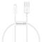 BASEUS Baseus Superior USB-A till Lightning kabel 2,4A 0.25m