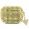 Guess Guess AirPods Pro Skal Rhinestone Triangle Charm - Guld