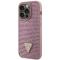 Guess Guess Mobilskal till iPhone 14 Pro Rhinestone Triangle - Rosa