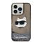 KARL LAGERFELD Karl Lagerfeld iPhone 14 Pro Skal Glitter Choupette Head - Svart