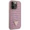 Guess Guess Mobilskal till iPhone 14 Pro Rhinestone Triangle - Rosa