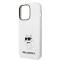 KARL LAGERFELD Karl Lagerfeld Magsafe iPhone 14 Pro Skal Choupette Silicone - Vit