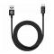 Forcell FORCELL USB-C till USB-A kabel 3.0 3A C398 TUBE svart 1m