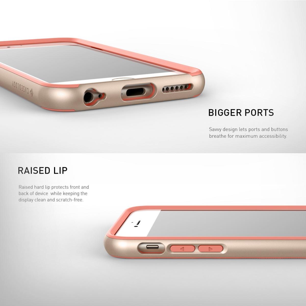Caseology Caseology Parallax Series BaksideSkal till Apple iPhone 6 (S) - Rosa